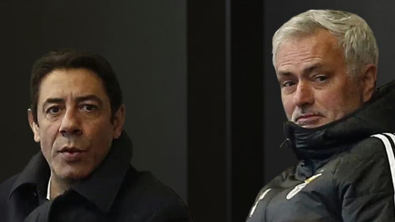 Rui Costa e José Mourinho