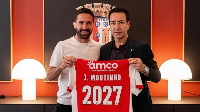 João Moutinho prolonga contrato com o Sp. Braga até 2027