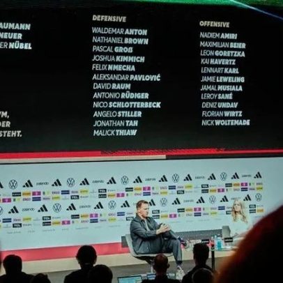 Alemanha divulga convocatória para o Mundial 2026 com regresso