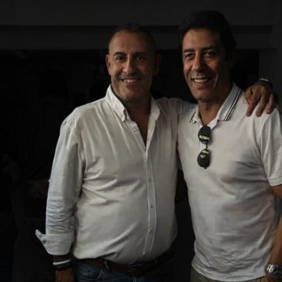 Rui Costa presente no jogo entre Louletano e Oliveira do Hospital