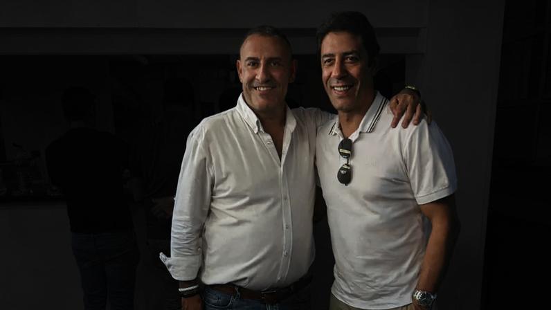 Rui Costa presente no jogo entre Louletano e Oliveira do Hospital