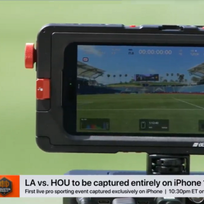 Apple transmite jogo da MLS em direto com iPhone 17 Pro Max