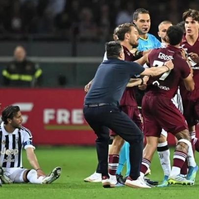 Violência em Turim atrasou início do dérbi entre Torino e Juventus