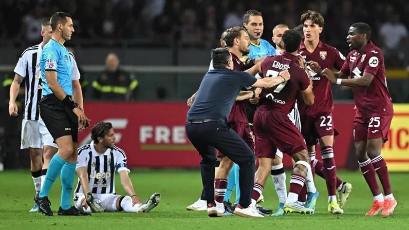 Violência em Turim atrasou início do dérbi entre Torino e Juventus