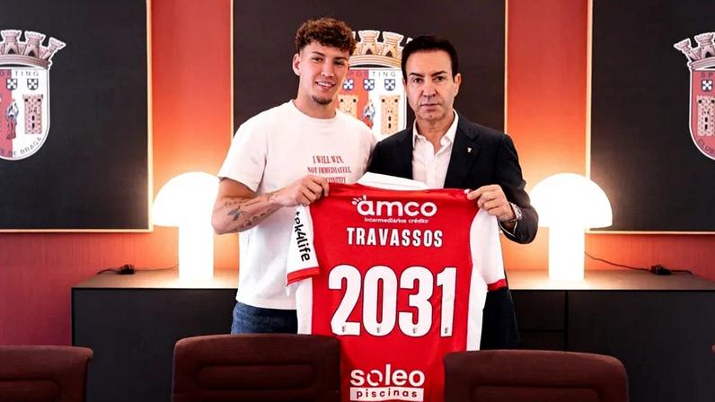Diogo Travassos reforça o Sp. Braga até 2031
