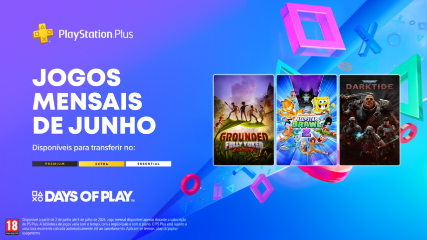 PS Plus revela os jogos de junho