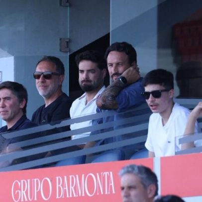 César Peixoto e Rui Silva assistem à final da Taça Revelação