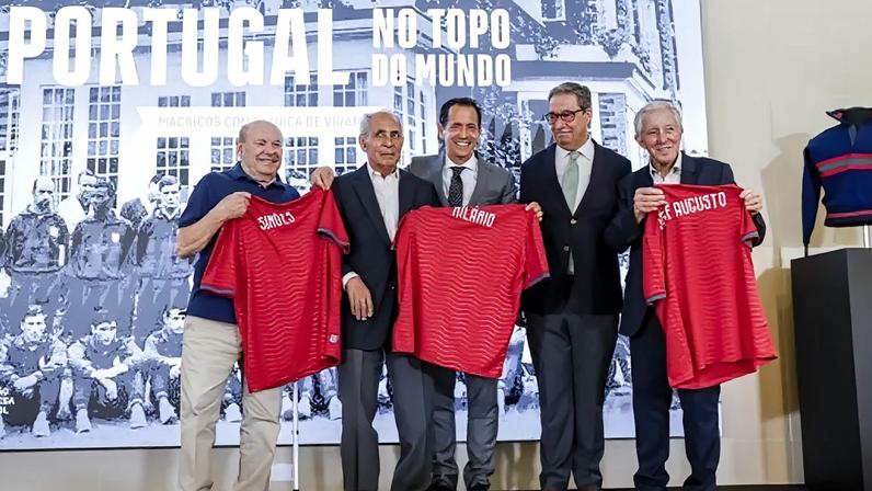 Exposição 'Portugal no topo do mundo' inaugurada na FPF Arena