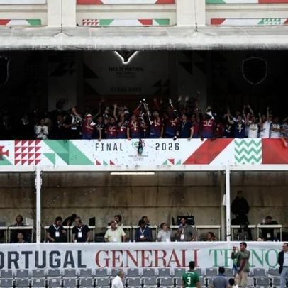 Imagens da festa do Torreense após conquista da Taça de Portugal