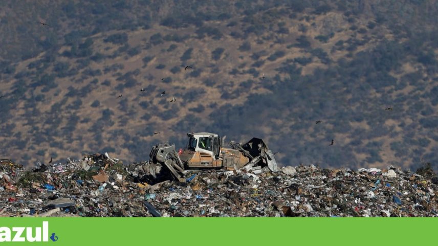 Aterro sanitário de Lomas Los Colorados, composto por resíduos domésticos e utilizado para a produção de biogás