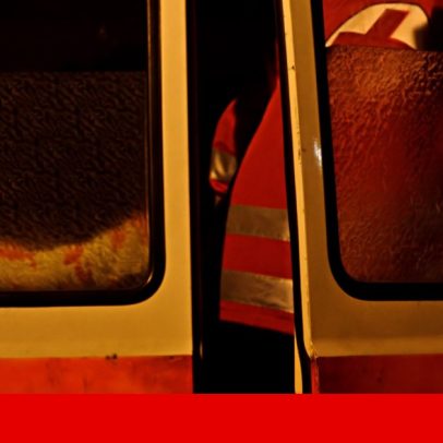 Idosa morre em colisão com ambulância que a transportava