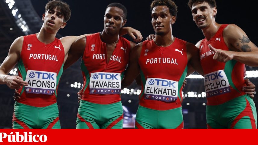 Portugal bate três recordes nacionais nos Mundiais de estafetas