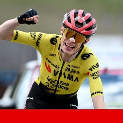 Vingegaard vence Blockhaus; Eulálio mantém rosa na liderança do Giro