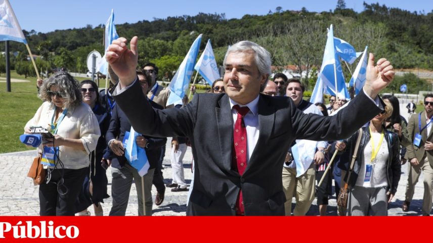 Nuno Melo, à chegada ao XXXII Congresso do partido
