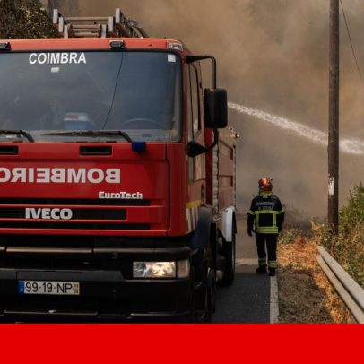 Cinco bombeiros feridos em capotamento à saída do quartel da Figueira da Foz