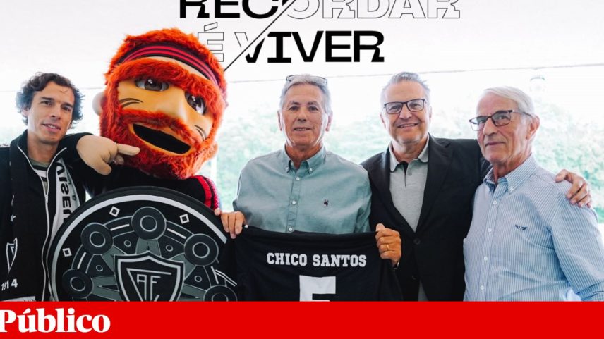 Chico Santos foi homenageado pelo Académico de Viseu, clube que guarda no coração... ao lado do Portimonense