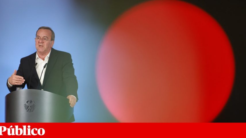 O ministro alemão da Defesa, Boris Pistorius