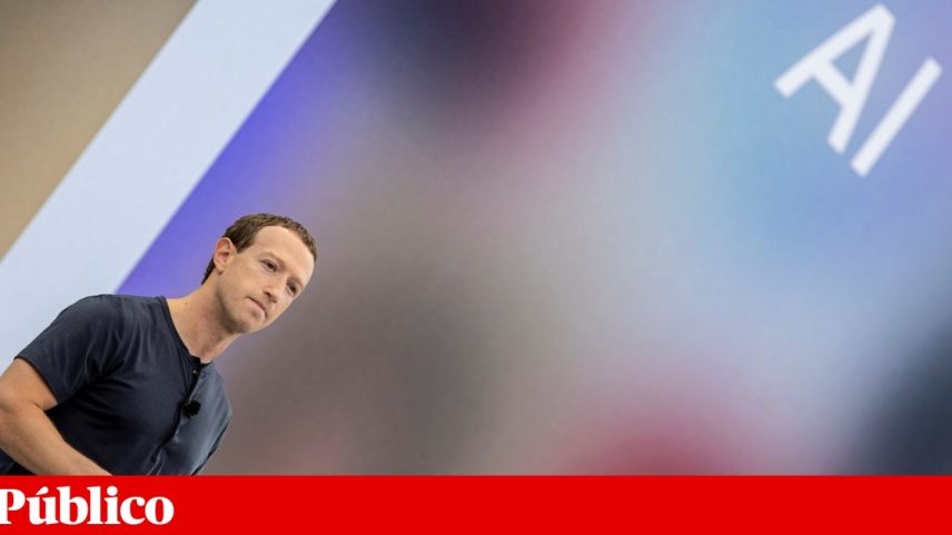 O director-executivo, Mark Zuckerberg, fez da IA a principal prioridade da empresa