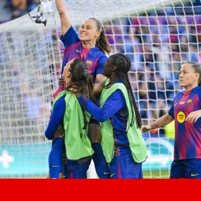 Barcelona goleia Lyon e conquista a Liga dos Campeões feminina