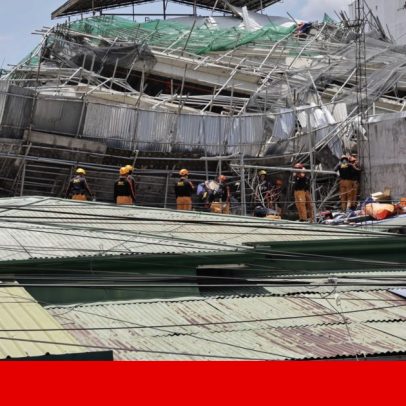 Derrocada de edifício em obras nas Filipinas deixa 1 morto e 21 desaparecidos