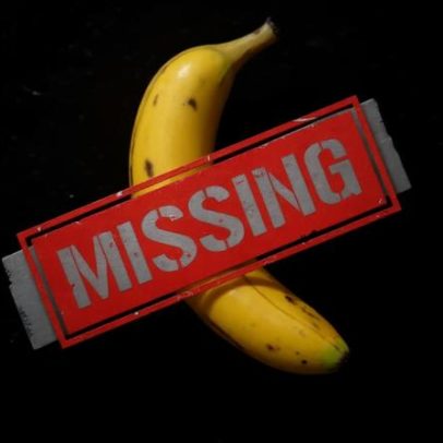 Museu francês apresenta queixa-crime por furto da banana artística de Cattelan