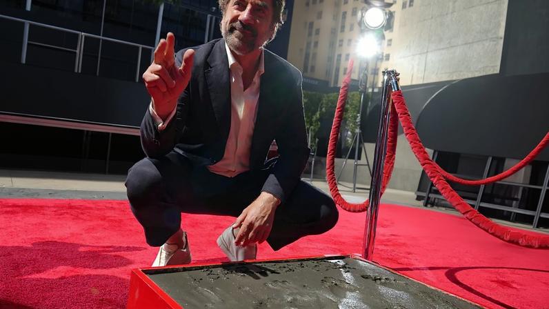Javier Bardem junta-se às lendas de Hollywood numa cerimónia histórica