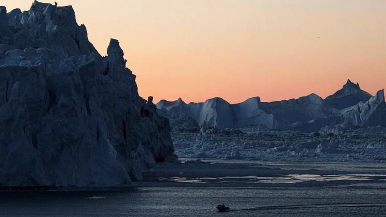 No Atlântico Norte existe uma zona fria, o chamado "cold blop" - imagem ilustrativa