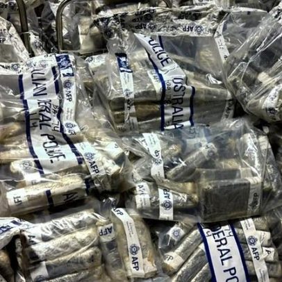 Polícia australiana apreende quase 3 toneladas de cocaína, maior captura no país