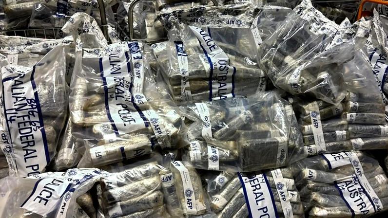 Polícia australiana apreende quase 3 toneladas de cocaína, maior captura no país