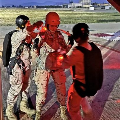 Princesa Leonor inicia nova fase da formação militar com salto de paraquedas