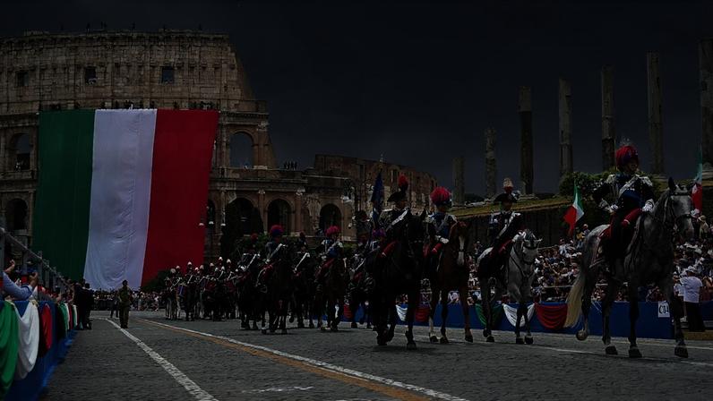 Itália celebra 80 anos da República com desfile militar em Roma