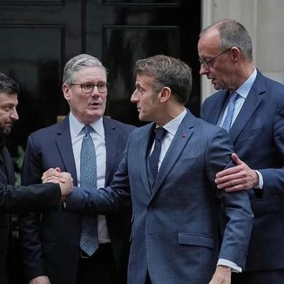 Zelenskyy reúne-se com Macron, Merz e Starmer em Londres neste domingo