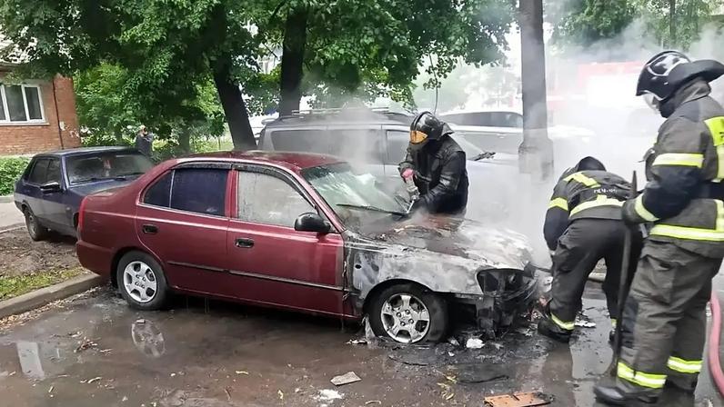 Imagem de um alegado ataque na região de Moscovo