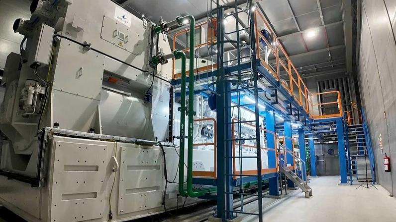 Primeiro motor de hidrogénio em grande escala já gera eletricidade