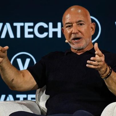 Bezos na VivaTech defende colonização lunar para proteger a Terra