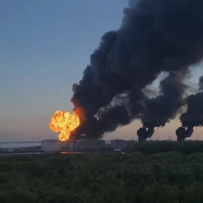 Explosão em terminal petrolífero de São Petersburgo após drone ucraniano