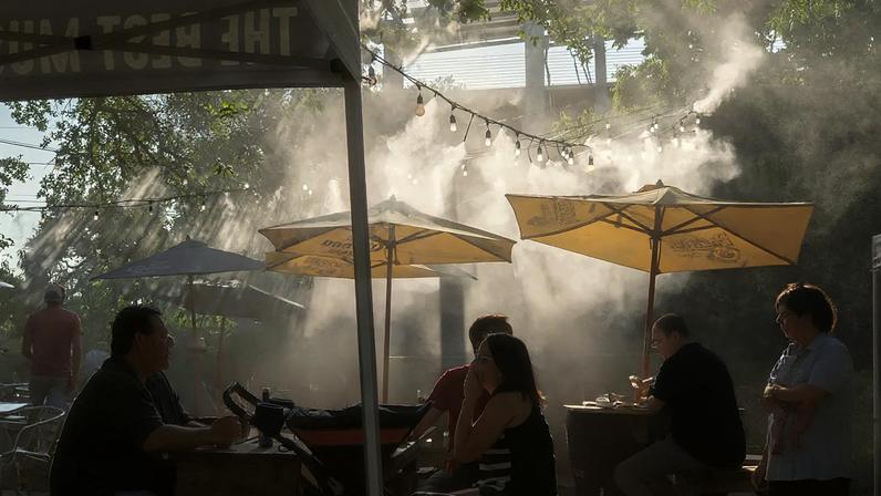 Ficar à sombra ou fazer uma sesta nas horas de maior calor ajuda durante uma onda de calor.