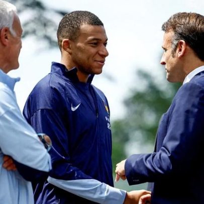 Notícia falsa afirma que Mbappé acusou Macron de assédio sexual