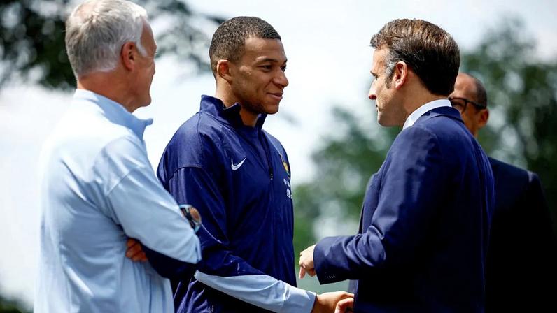 Notícia falsa afirma que Mbappé acusou Macron de assédio sexual