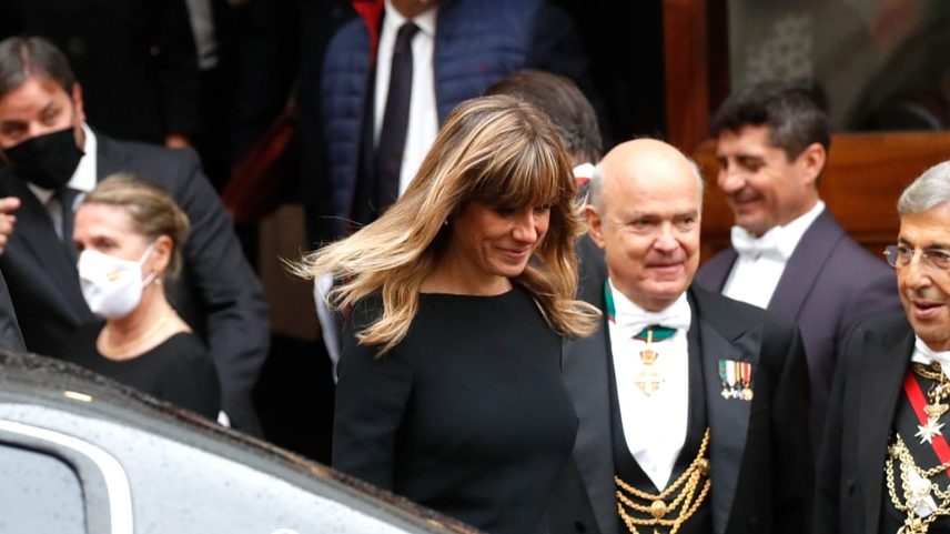 ARQUIVO: Begoña Gómez, no Vaticano, no sábado, 24 de outubro de 2020