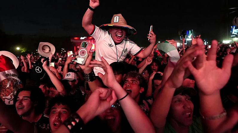 México celebra apuramento inédito aos oitavos do Mundial