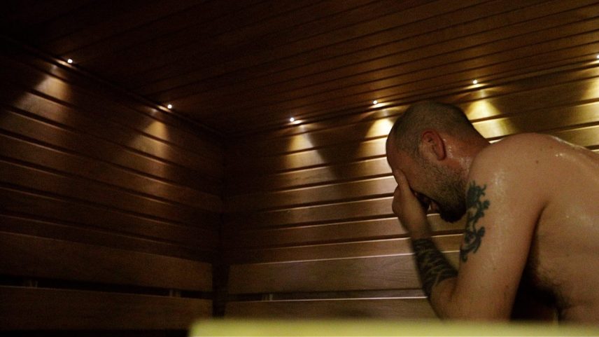 Arquivo - Um homem num sauna, a 24 de julho de 2017