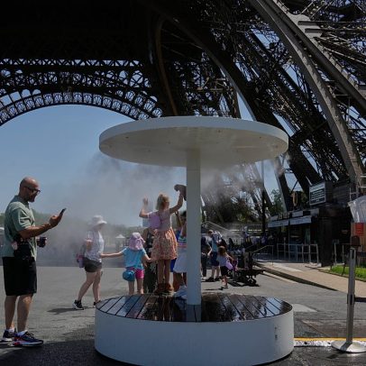 Canal Saint-Martin, em Paris, serve de refúgio à onda de calor