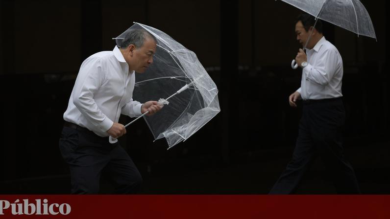Chegada do tufão *Jangmi* já provocou alertas e ordens de evacuação em várias zonas do Japão