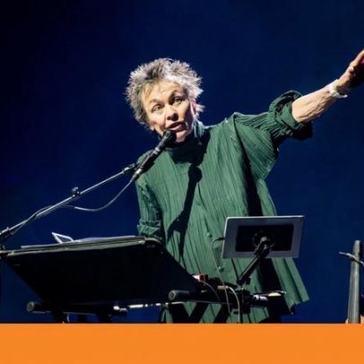 Domingo à noite inclui inquietação e tai chi com Laurie Anderson
