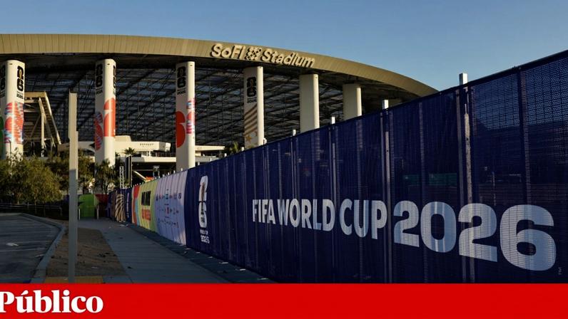 O SoFi Stadium em Inglewood, Califórnia, um dos palcos do Mundial 2026