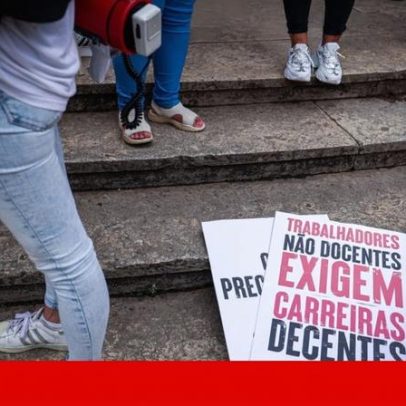 Sindicato afirma que greve do pessoal não docente ronda 50%