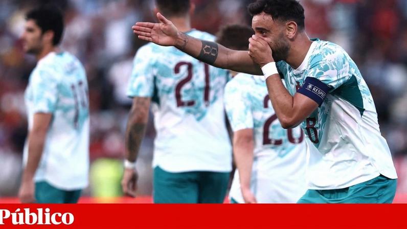 Bruno Fernandes marcou o segundo golo de Portugal