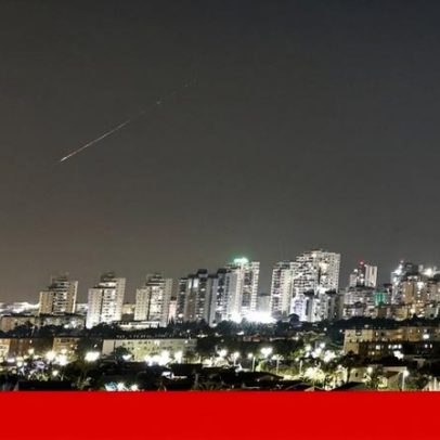 Irão lança vaga de mísseis contra Israel, primeiro ataque desde o cessar-fogo