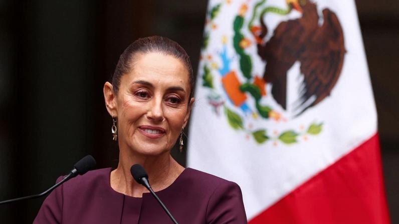 A Presidente mexicana, Claudia Sheinbaum